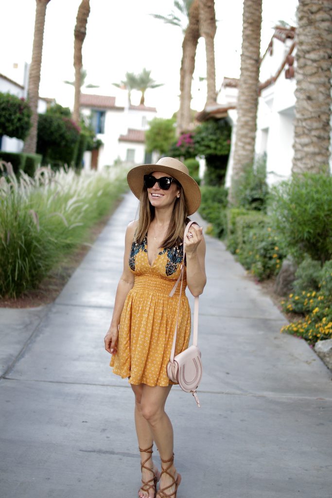 summer free people dress, itsy bitsy indulgences 