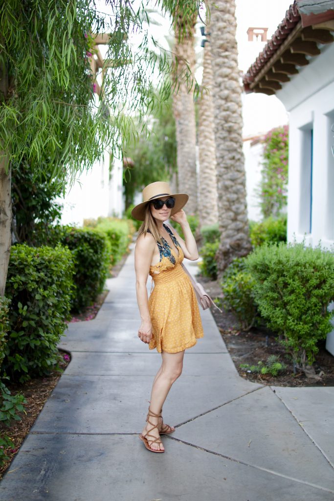 free people summer dress, itsy bitsy indulgences 