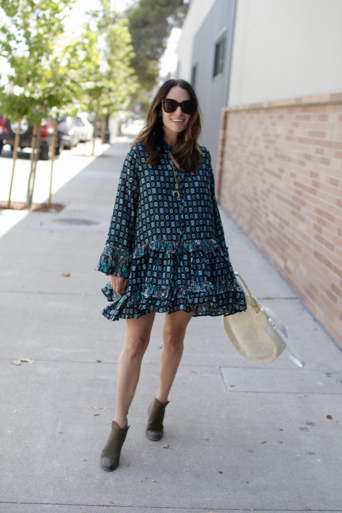 fall dress, itsy bitsy indulgences 