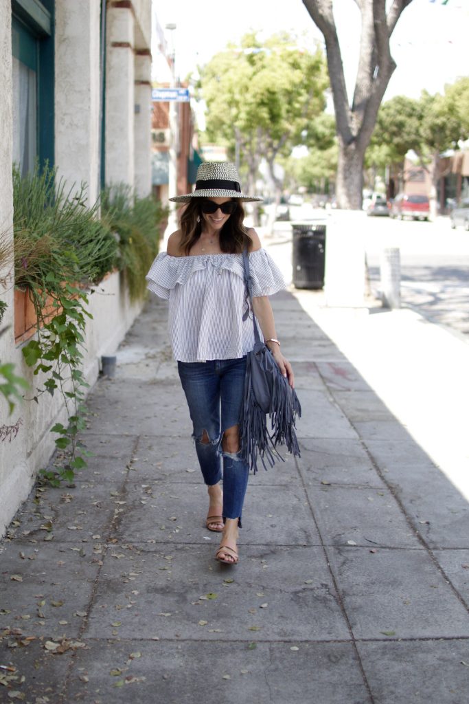 off the shoulder top, itsy bitsy indulgences