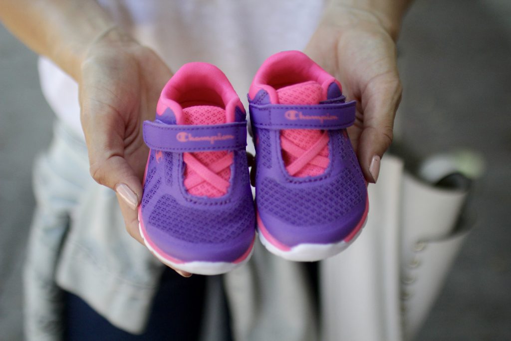 baby champion sneakers, itsy bitsy indulgences 