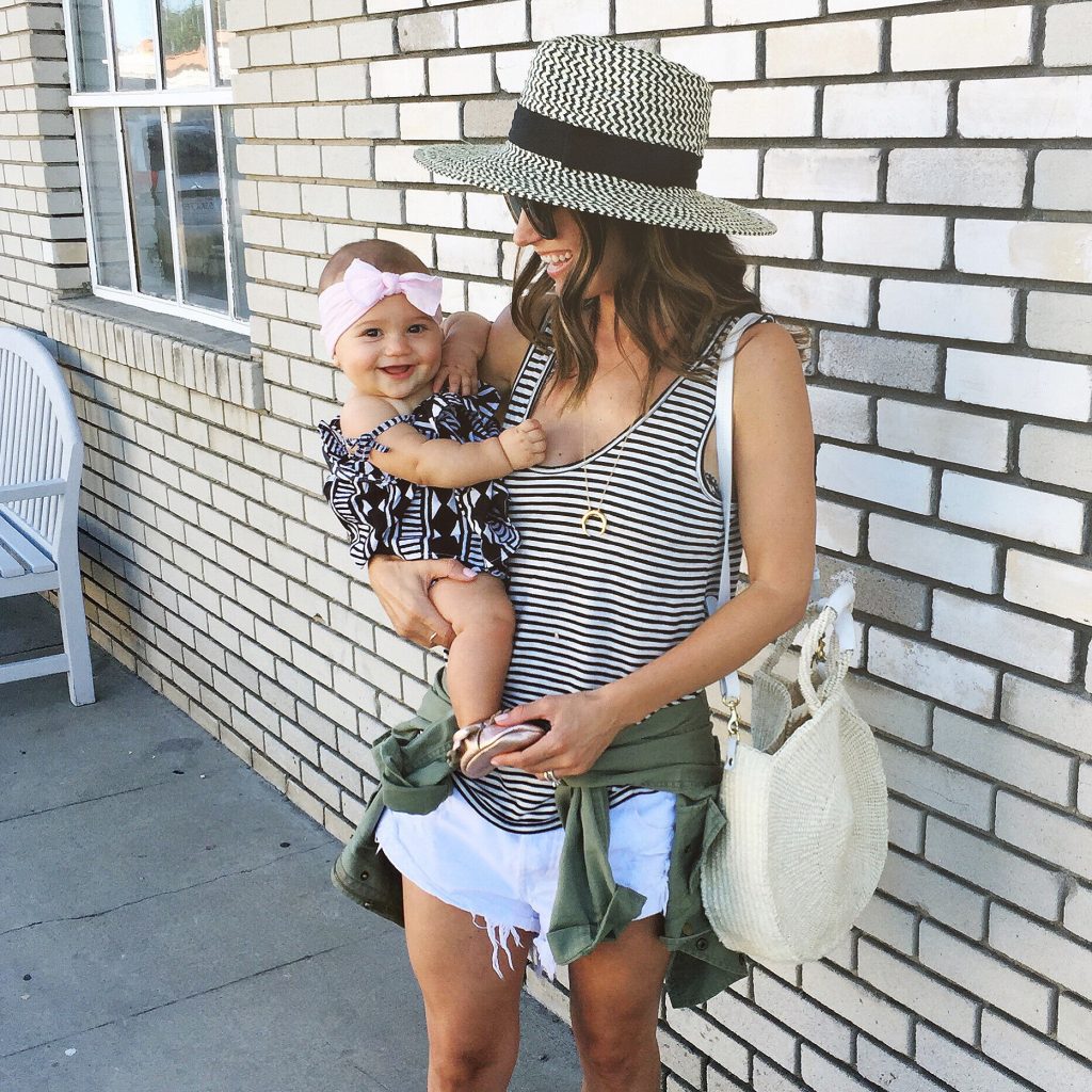 stripe tank, itsy bitsy indulgences 