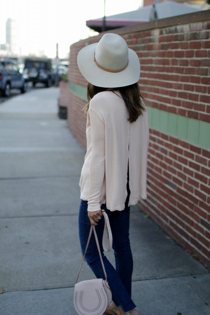 open back sweater, itsy bitsy indulgences