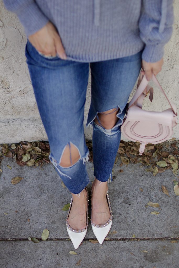 valentino rockstud flats, itsy bitsy indulgences 