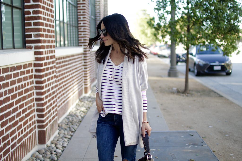 striped layering top, itsy bitsy indulgences 