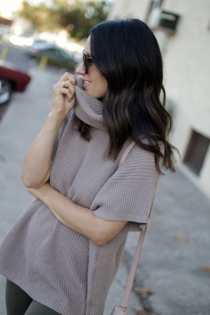 cozy knot poncho, itsy bitsy indulgences 