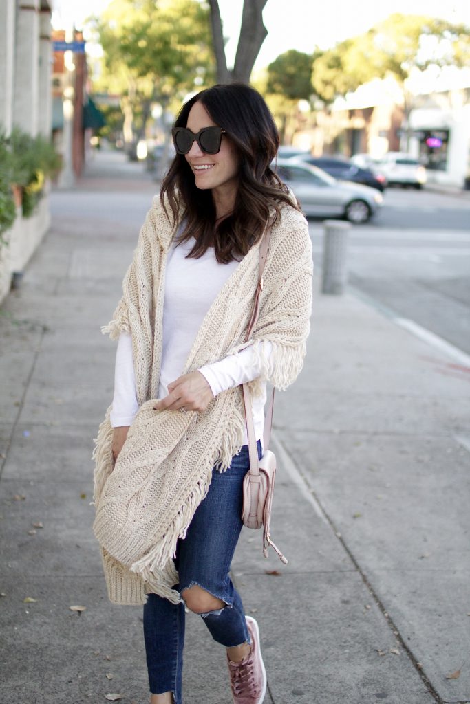 fringe wrap, itsy bitsy indulgences 