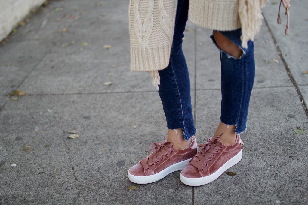 velvet platform sneakers, itsy bitsy indulgences 