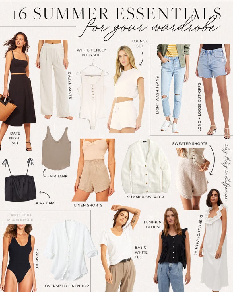16 Essentials For Your Summer Wardrobe - Itsy Bitsy Indulgences