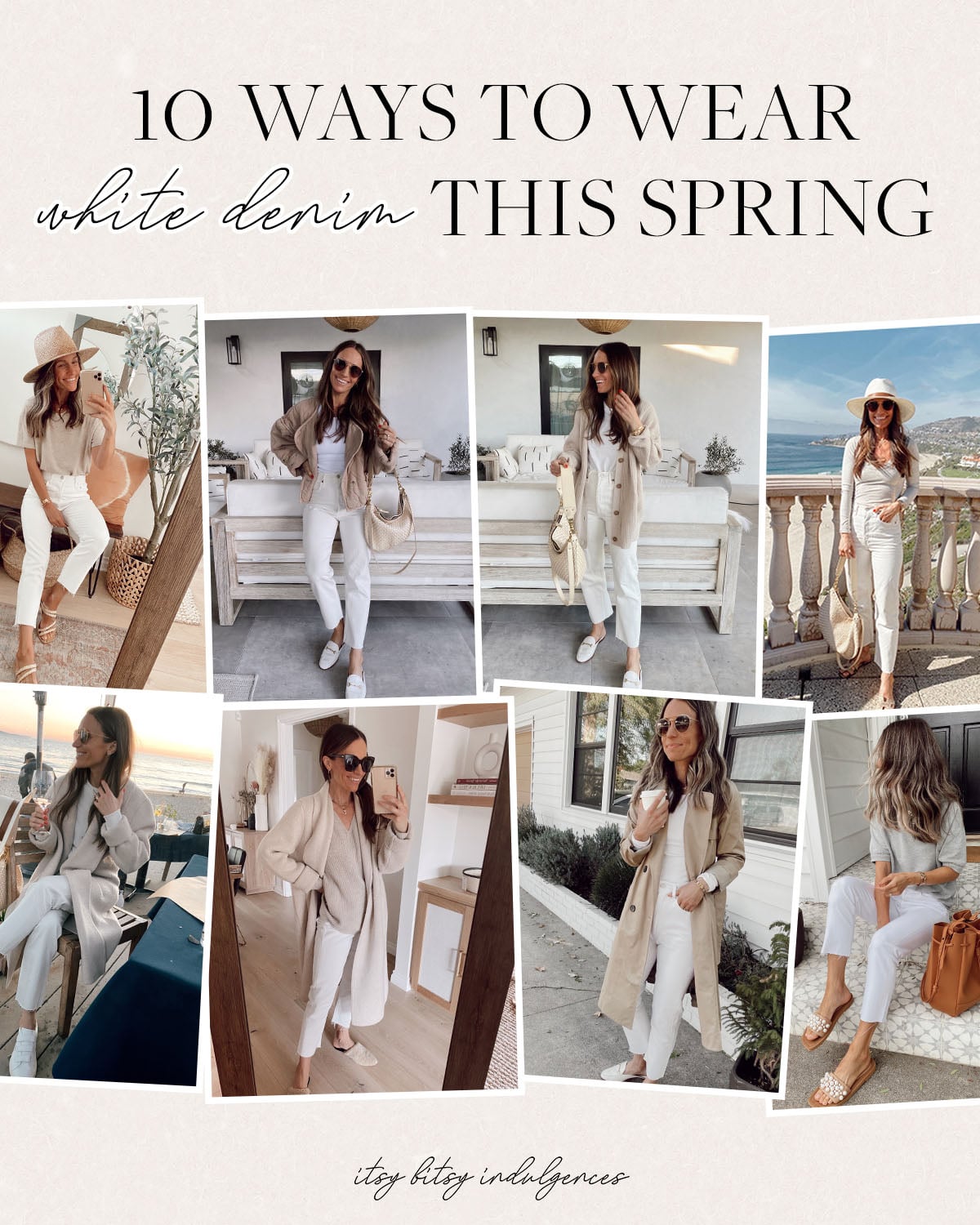 How to Style an All White Outfit for Spring