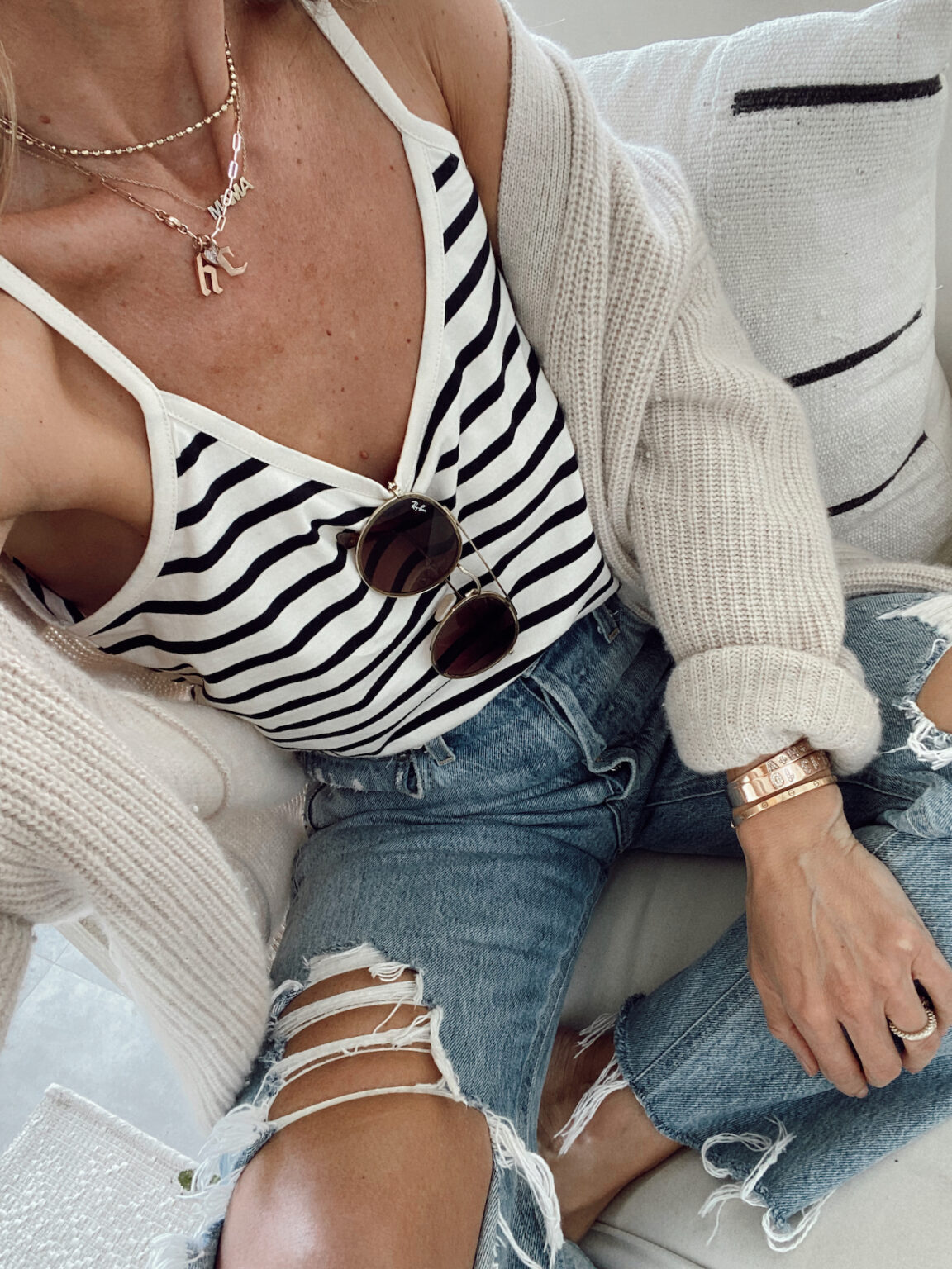 Itsy Bitsy Indulgenceseveryday Style A Striped Top Styled Ways