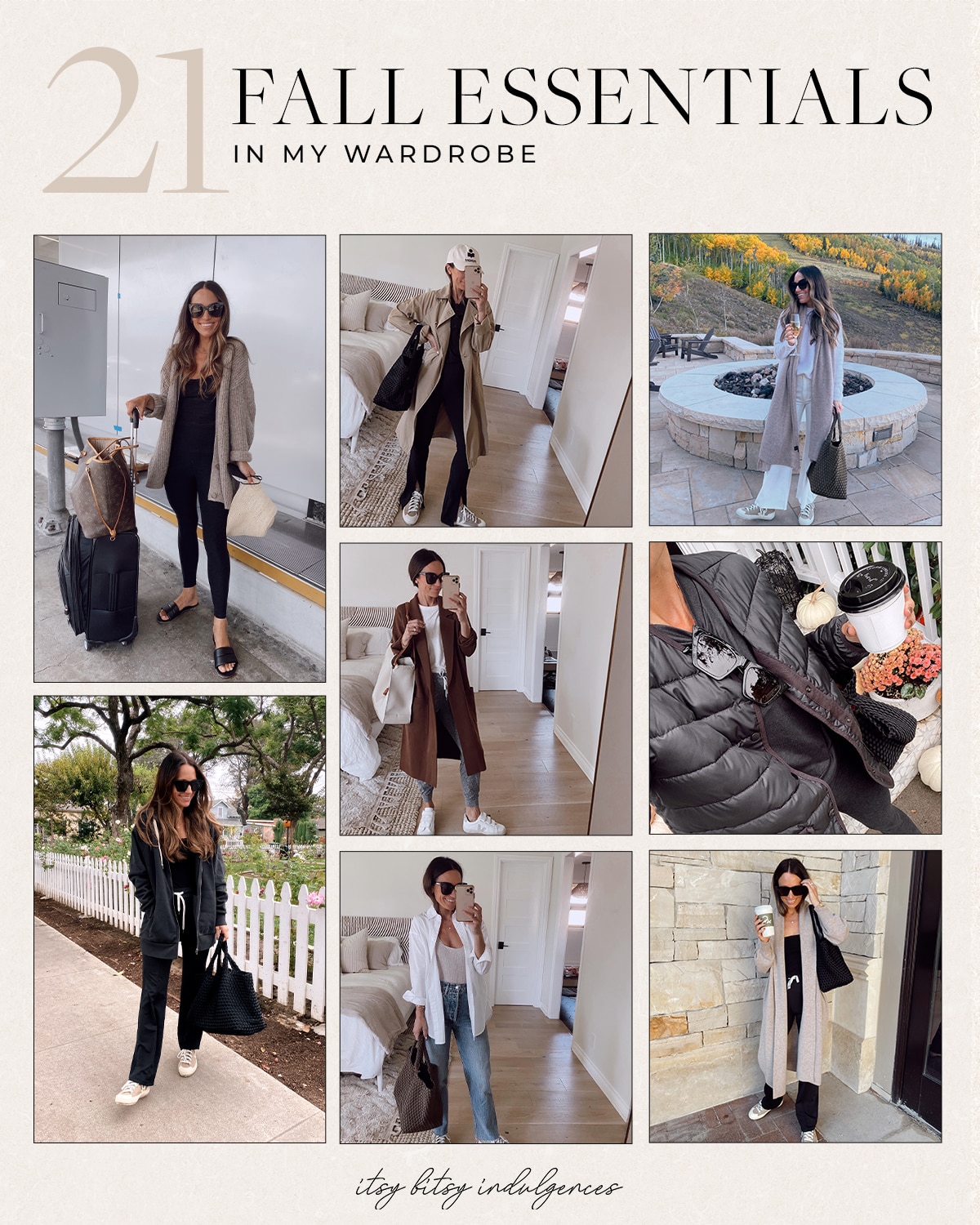 Fall Style || 20 Wardrobe Staples In My Closet For Fall - Itsy