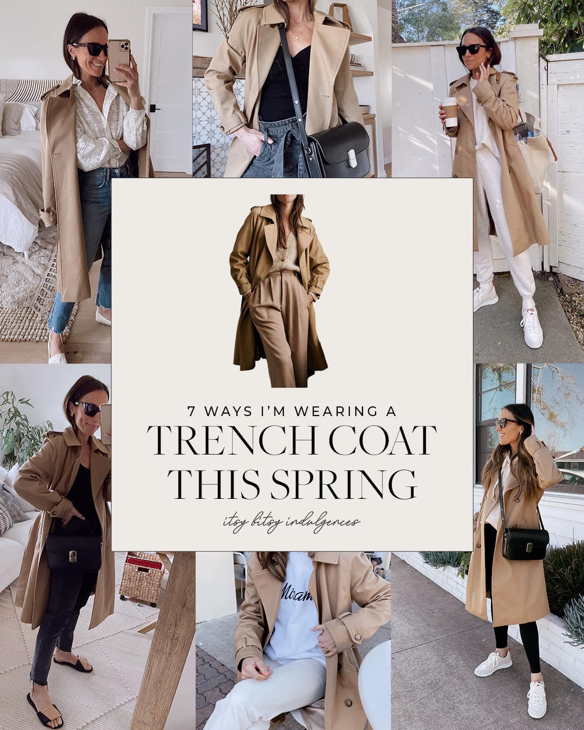 Itsy Bitsy Indulgenceseveryday Style A Trench Coat In The Spring Styled Ways