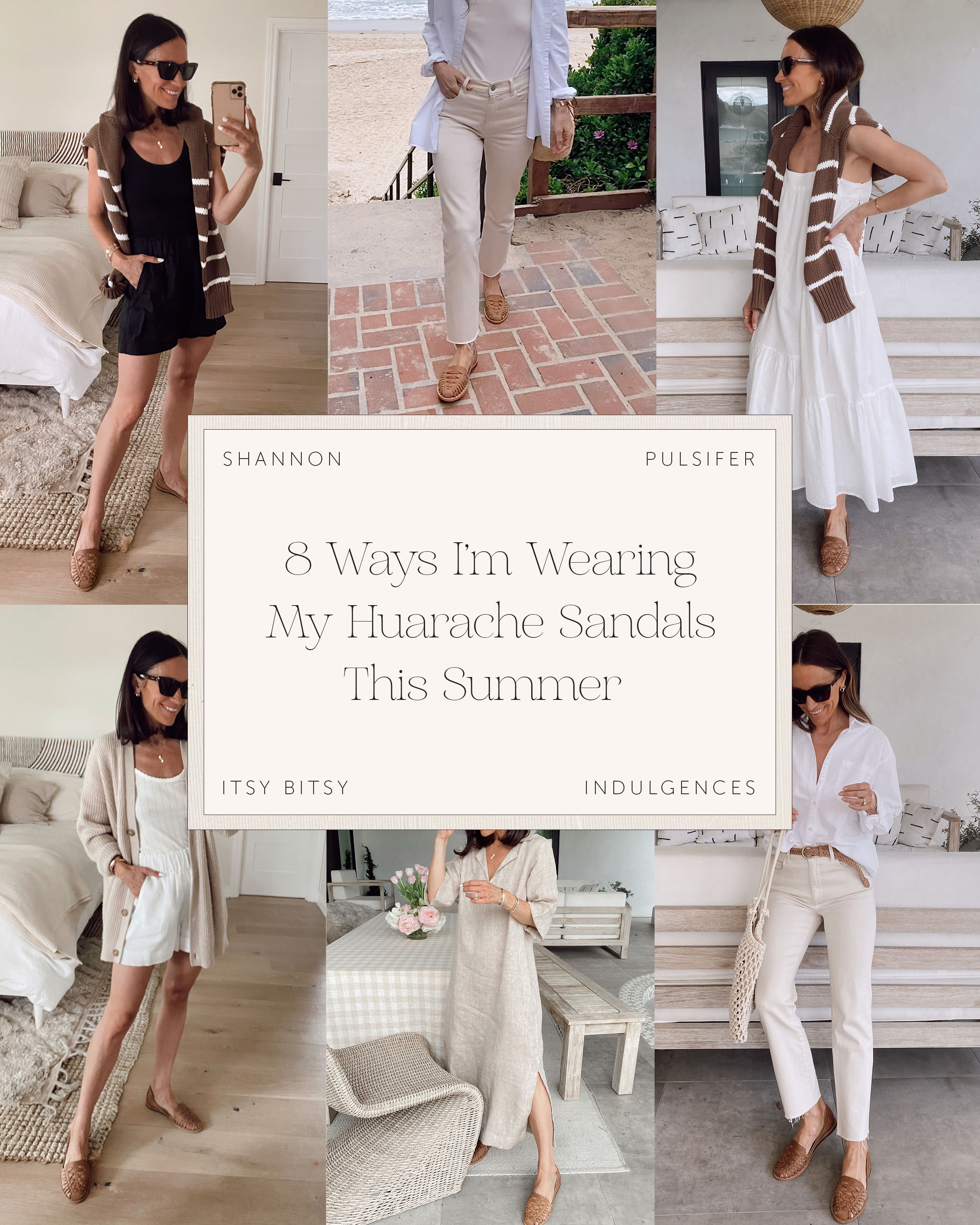 8 Ways I'm Wearing My Huarache Sandals This Summer - posts from Shannon ...