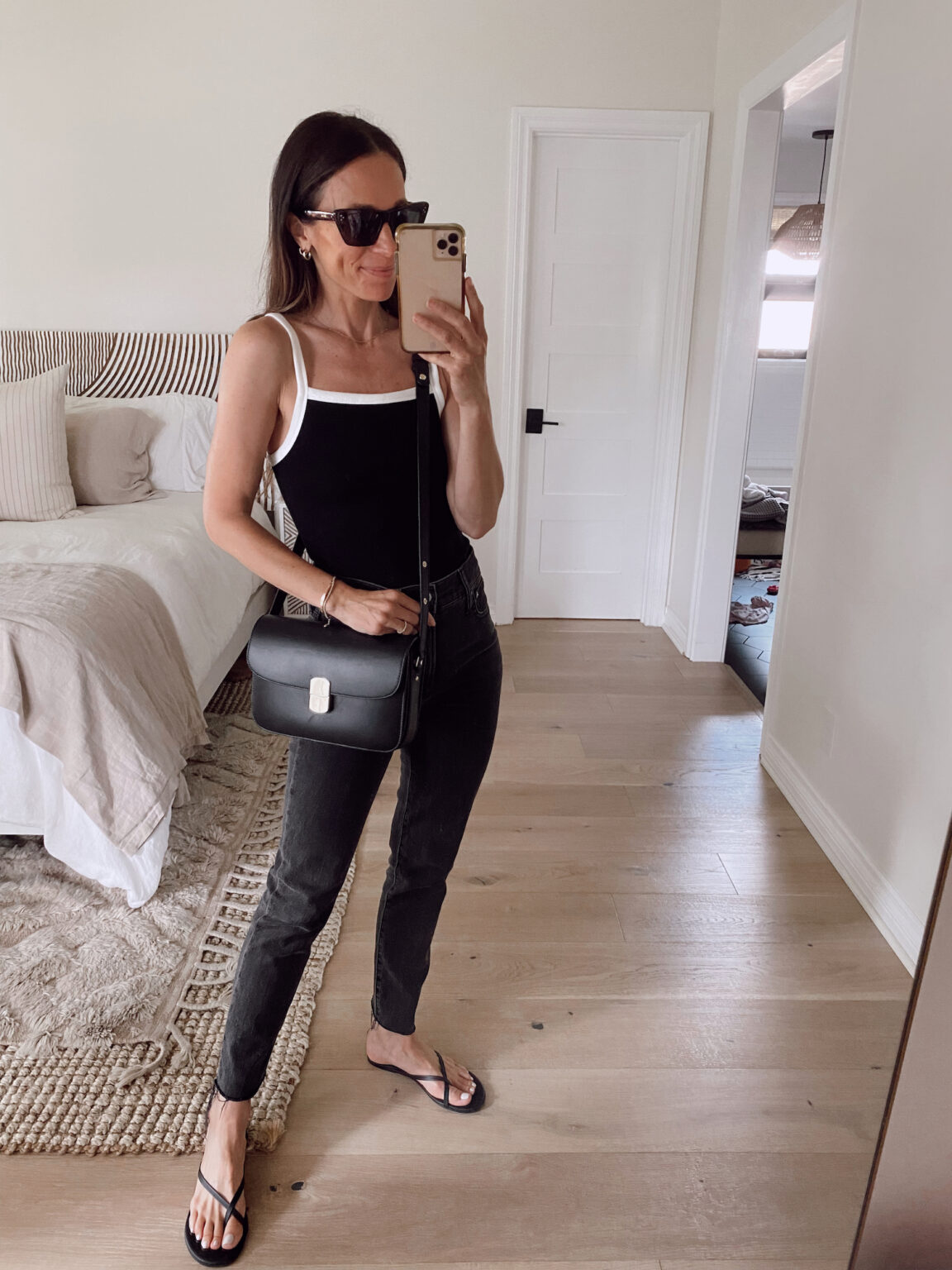 How I'm Wearing A Black + White Contrast Tank This Spring... - posts ...